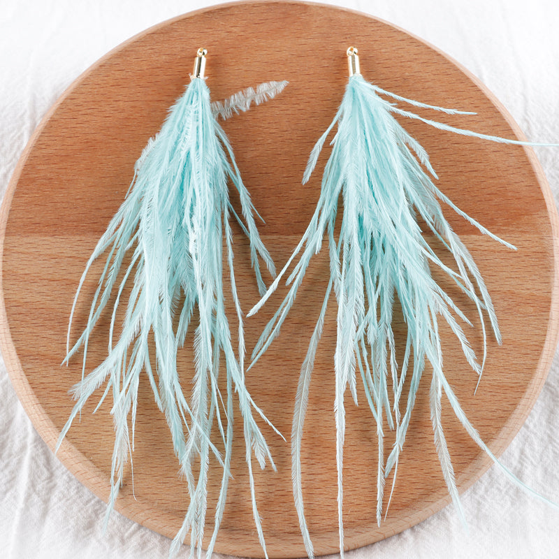 GUFEATHER M841,jewelry accessories,diy feather pendants,hand made,copper metal,charms,diy earrings,jewelry making,10pcs/lot