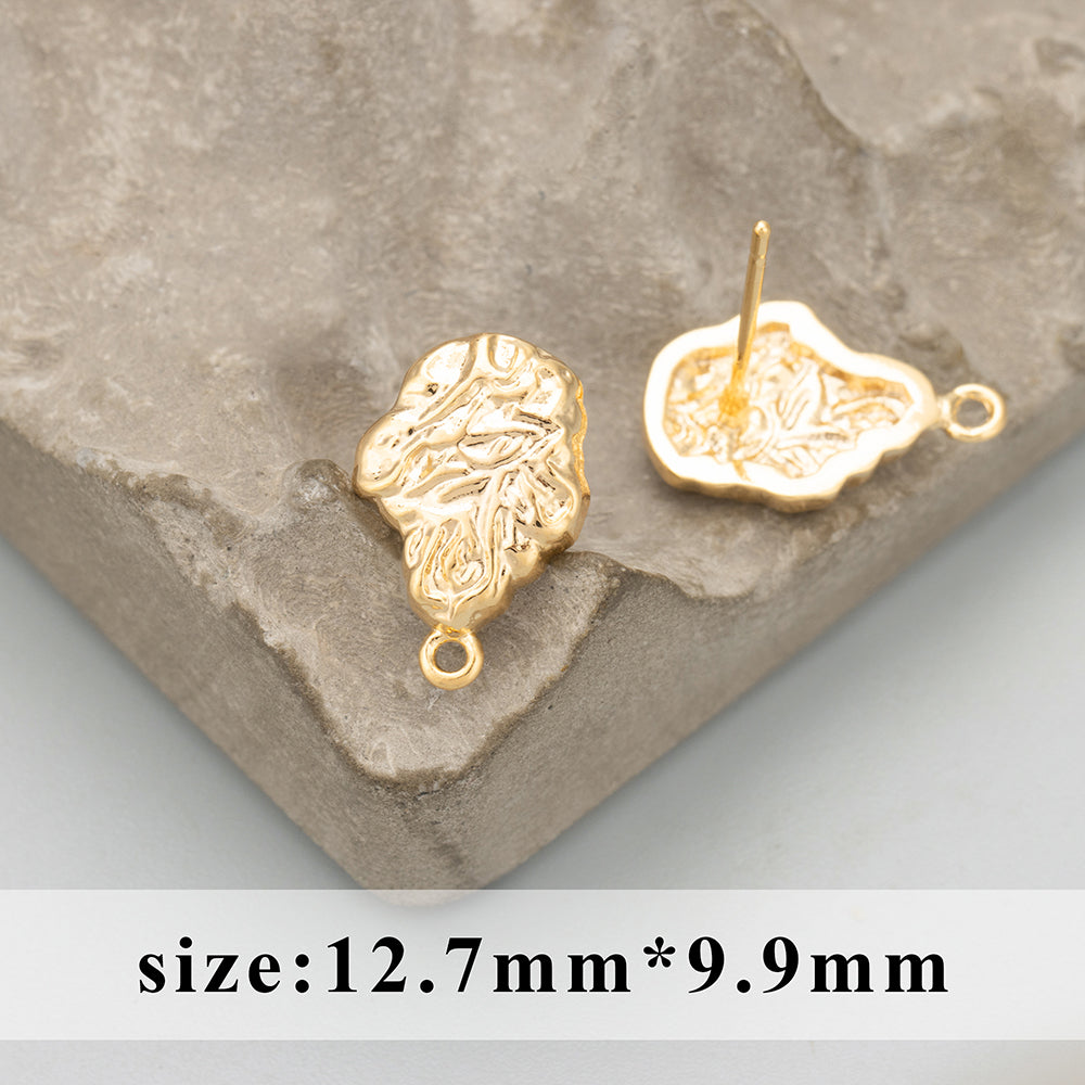 GUFEATHER MD33,jewelry accessories,18k gold rhodium plated,copper,hand made,charms,diy earrings,jewelry making,6pcs/lot