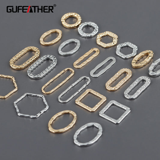 GUFEATHER M939,jewelry accessories,pass REACH,nickel free,18k gold plated,copper metal,diy earrings,jewelry making,20pcs/lot