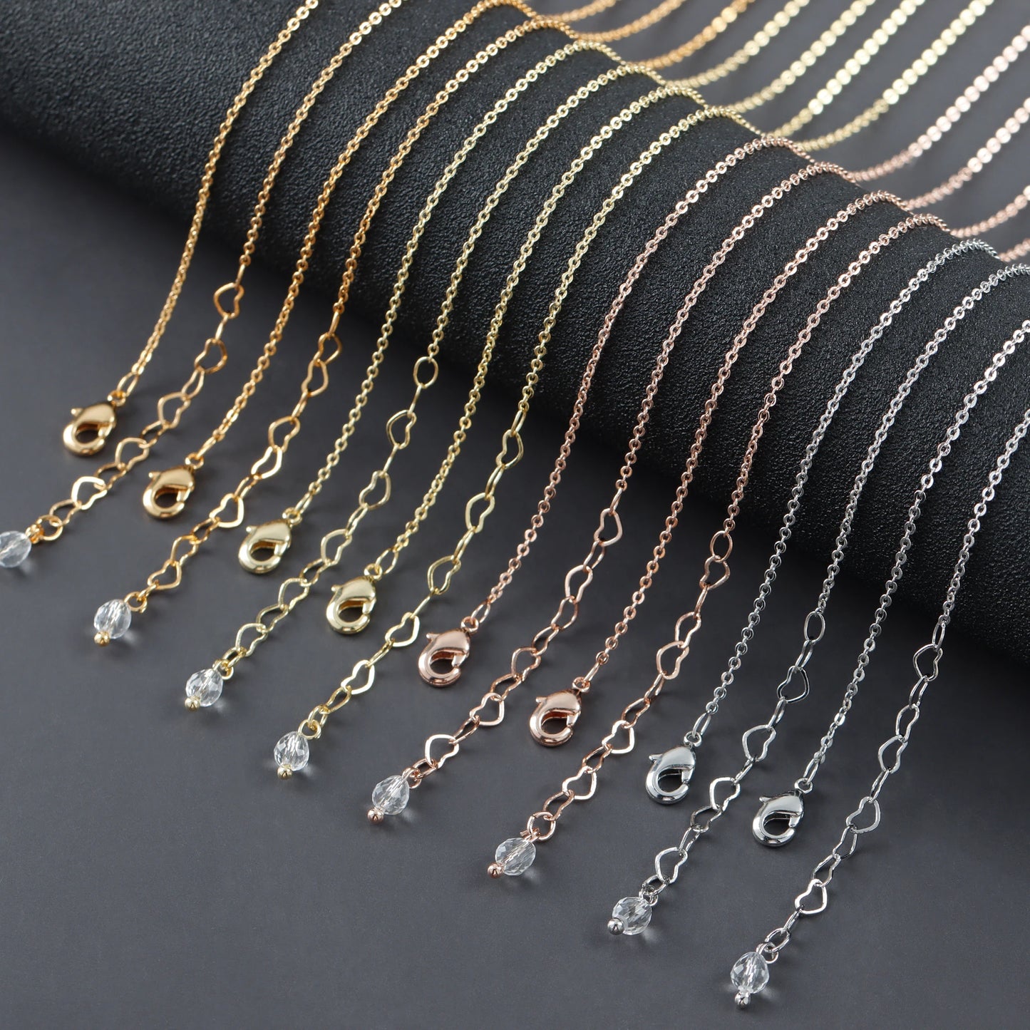 GUFEATHER M1094,chain with lobster clasp,pass REACH,nickel free,necklace for women,18k gold plated,copper,fashion chain,6pcs/lot