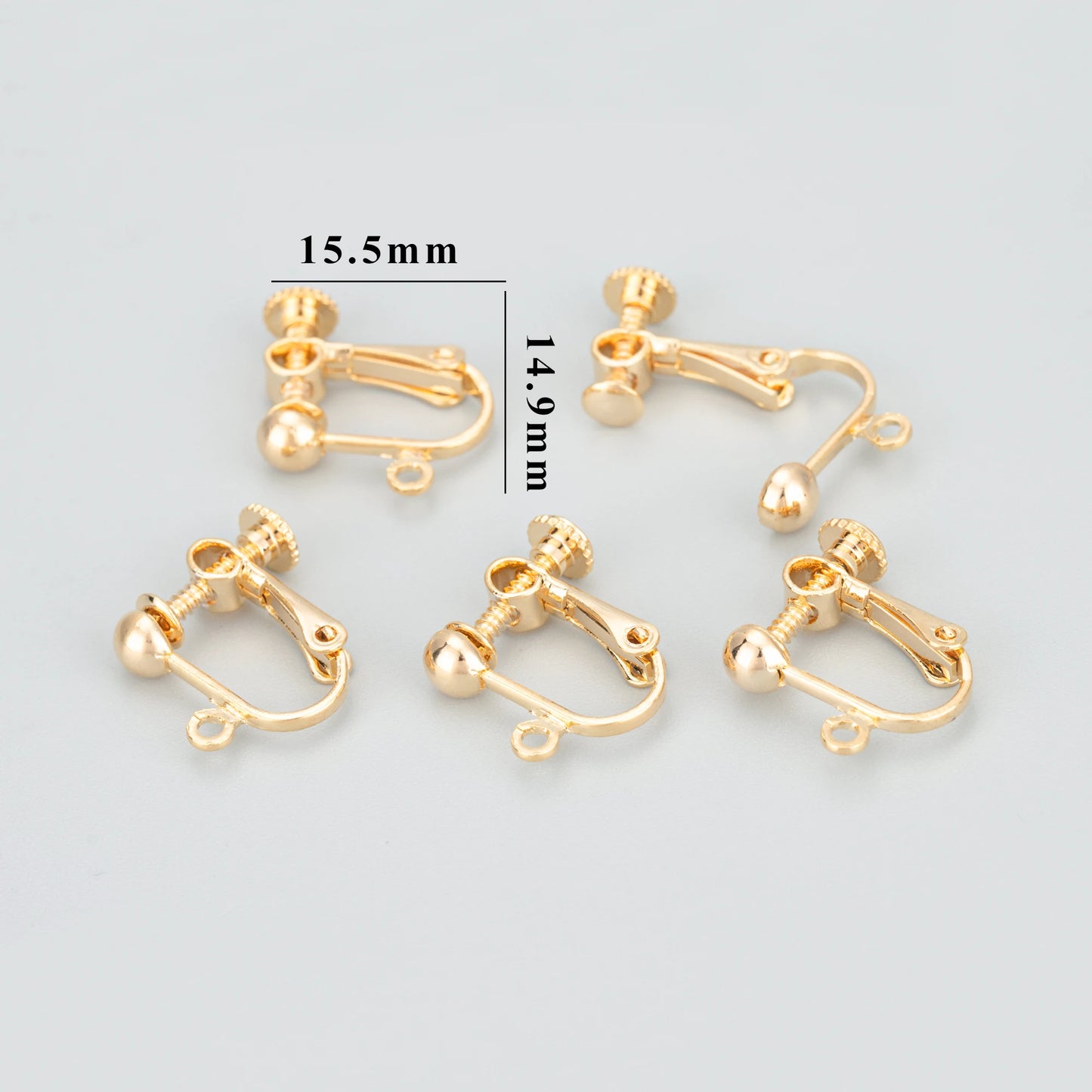 GUFEATHER MB74,jewelry accessories,nickel free,18k gold plated,copper,clasp,earrings for women,ear clip,jewelry making,10pcs/lot