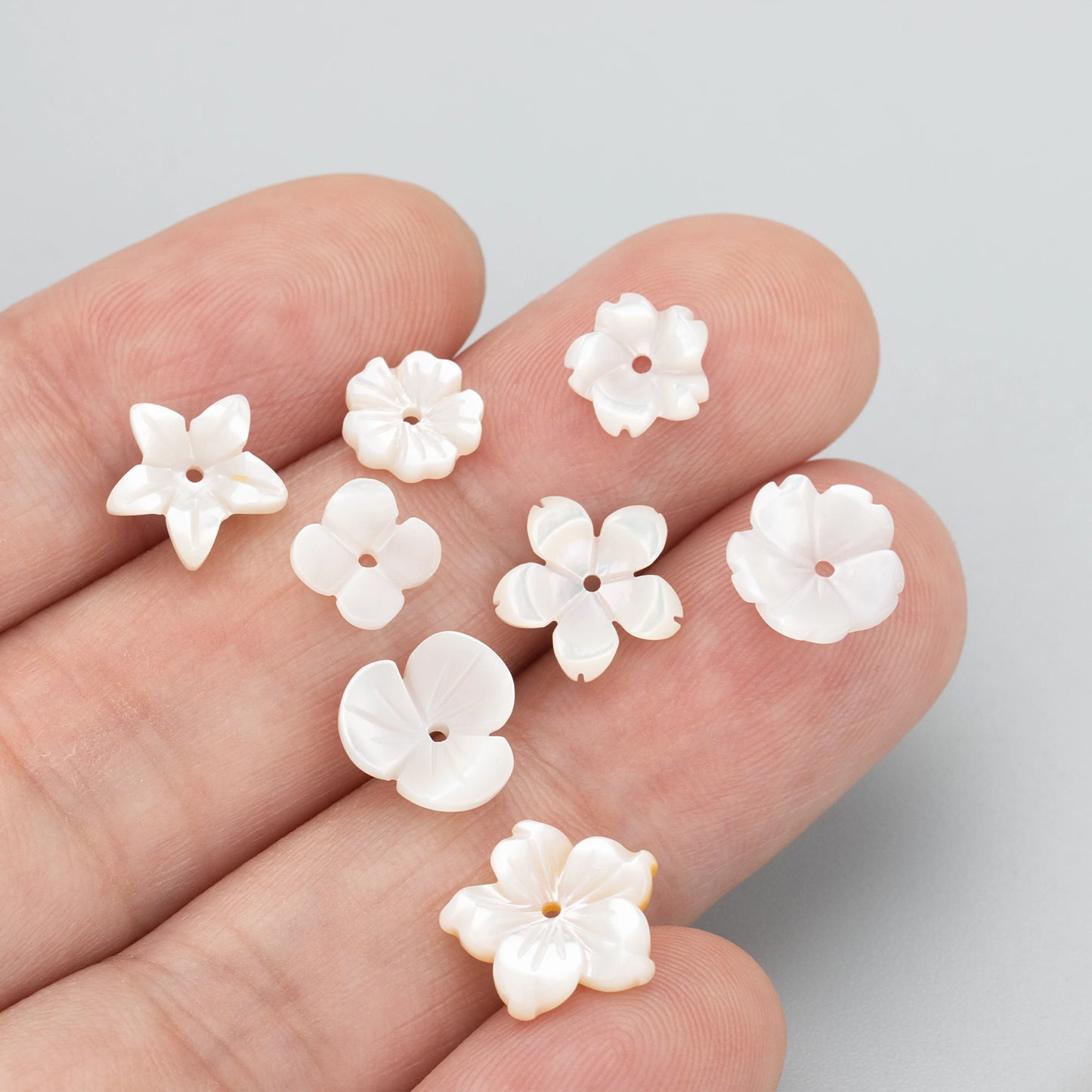 GUFEATHER MD26,jewelry accessories,natural shells,flower shape,charms,diy flower cap,jewelry making,diy pendants,10pcs/lot