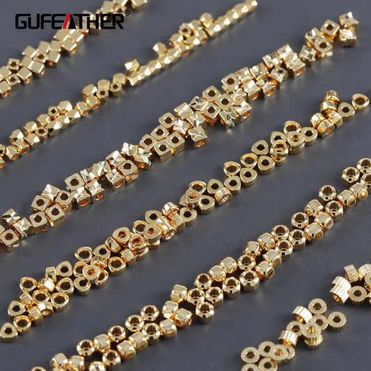 GUFEATHER MA31,jewelry accessories,18k gold plated,copper,pass REACH,nickel free,ball snap clasps,diy jewelry making,50pcs/lot