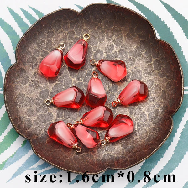 GUFEATHER M789,jewelry accessories,resin pendants,jump ring,grape peach pomegranate shape,diy earring,jewelry making,10pcs/lot