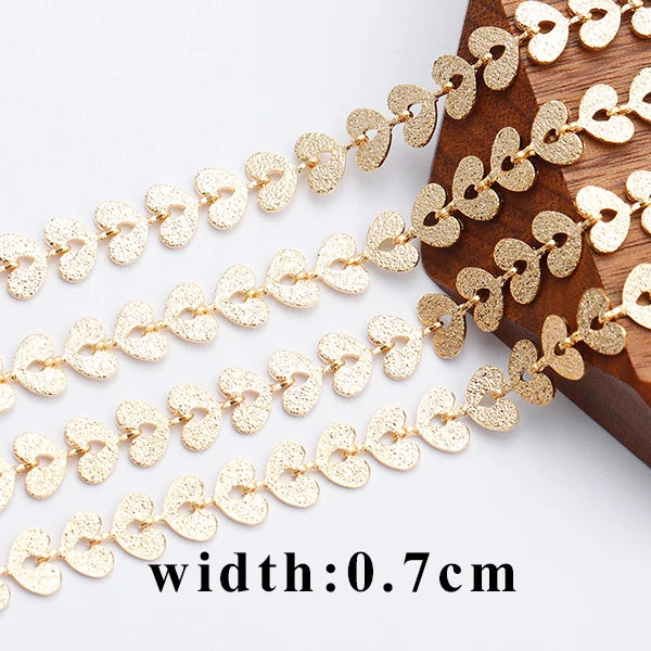 GUFEATHER C96, accesorios de joyería, pass REACH, sin níquel, chapado en oro de 18 k, cadena diy, fabricación de joyas, collar de pulsera diy, 1 m/lote 