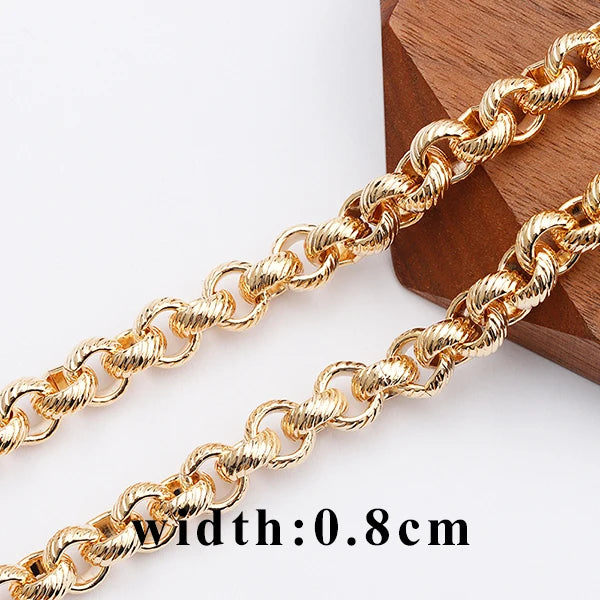 GUFEATHER C118,jewelry accessories,pass REACH,nickel free,diy chain,18k gold rhodium plated,copper,diy bracelet necklace,1m/lot