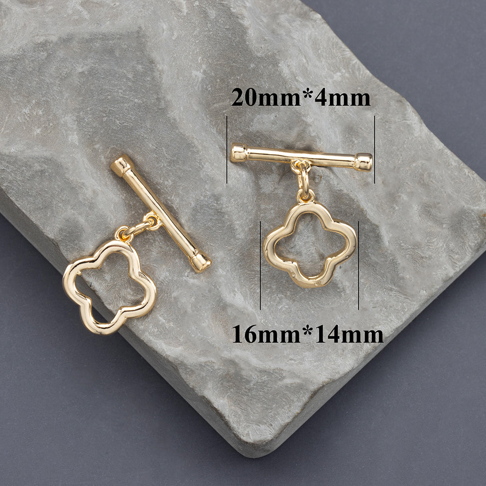 GUFEATHER M865,jewelry accessories,nickel free,18k gold plated,connector hook,ot clasp,copper,jewelry making findings,10pcs/lot