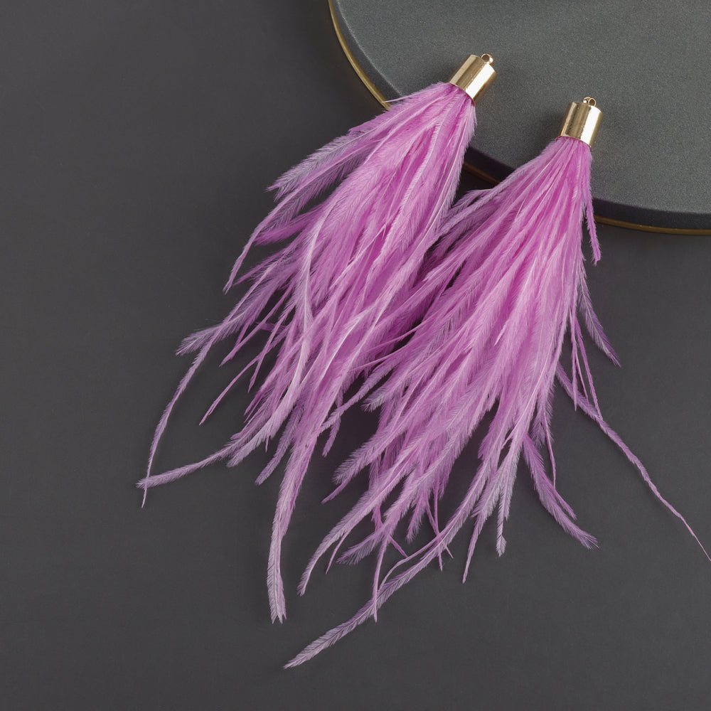 GUFEATHER MA32,jewelry accessories,natural feather,hand made,charms,diy earring pendants,jewelry making,feather tassel,2pcs/lot