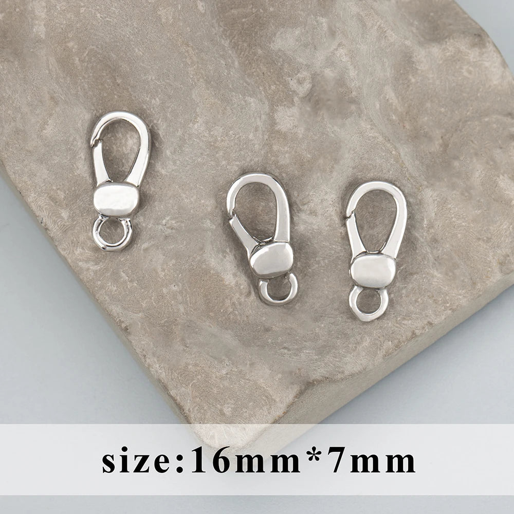 GUFEATHER M893,accessories,pass REACH,nickel free,lobster clasp hooks,rhodium plated,copper,jewelry making,diy earring,10pcs/lot