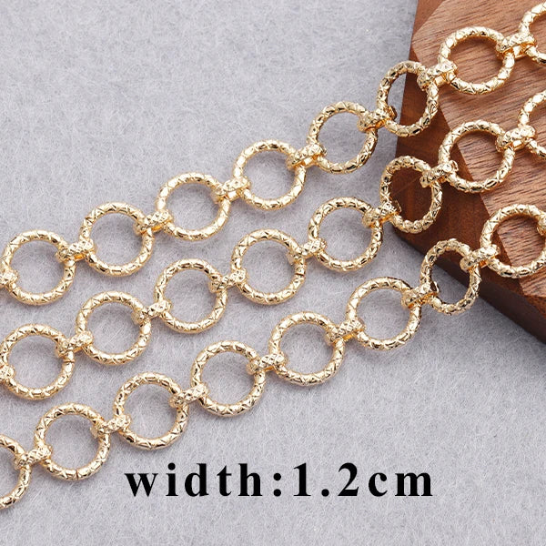 GUFEATHER C146,diy chain,pass REACH,nickel free,18k gold rhodium plated,copper metal,diy bracelet necklace,jewelry making,1m/lot