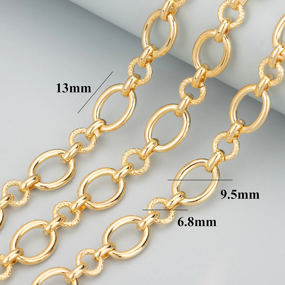 GUFEATHER C169,diy chain,pass REACH,nickel free,18k gold rhodium plated,copper,charm,diy bracelet necklace,jewelry making,1m/lot
