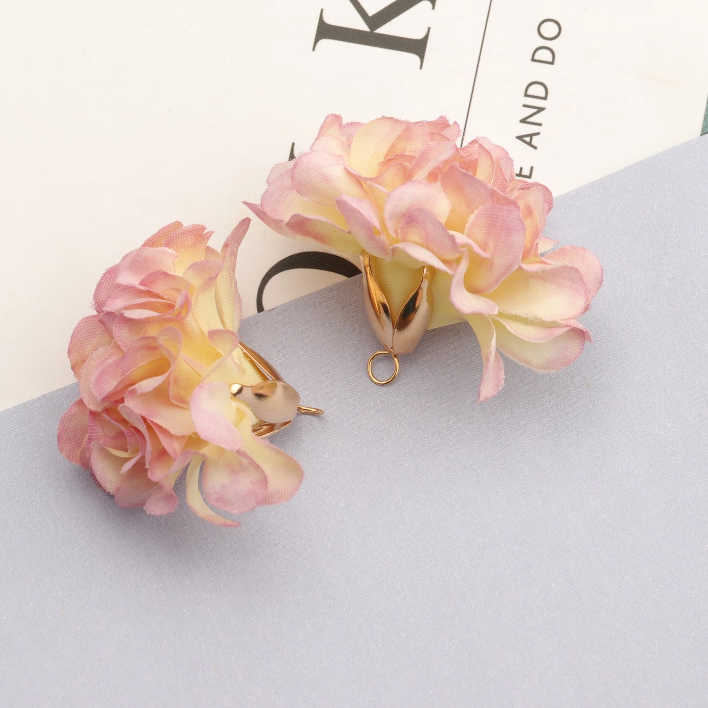 GUFEATHER F145,jewelry accessories,diy flower pendants,flower shape,charms,hand made,diy earring,jewelry making,10pcs/lot