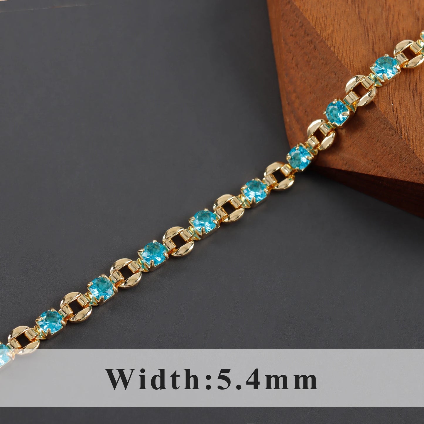 GUFEATHER C226,diy chain,18k gold plated,copper,zircons,pass REACH,nickel free,diy bracelet necklace,jewelry making,50cm/lot