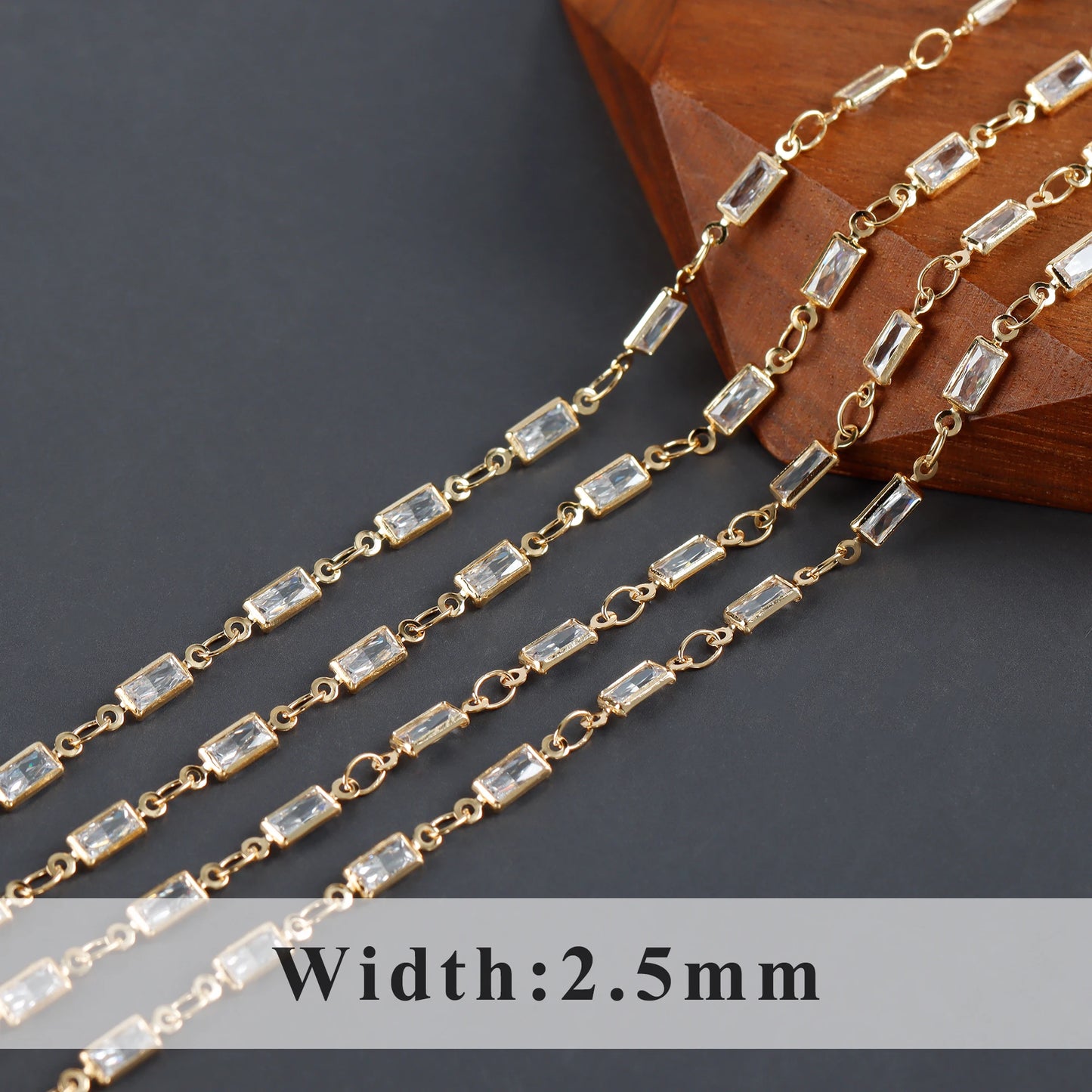 GUFEATHER C209,diy chain,pass REACH,nickel free,18k gold plated,copper,zircon,charms,diy bracelet necklace,jewelry making,1m/lot
