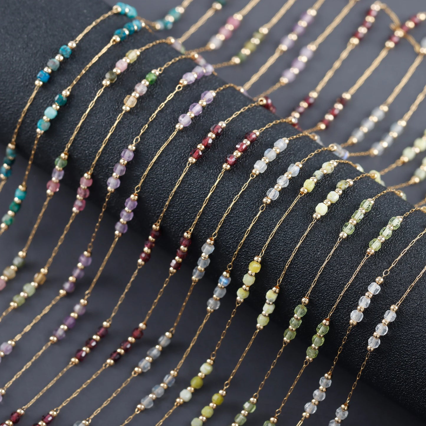 GUFEATHER C255, chaîne de bricolage, acier inoxydable, perles naturelles, résultats de bijoux, breloques, fabrication de bijoux, collier de bracelet à bricoler soi-même, 1 m/lot 