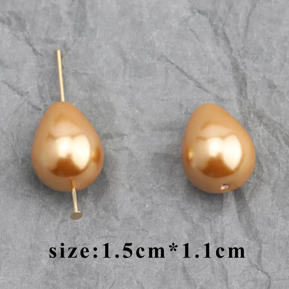 GUFEATHER M584, accesorios de joyería, accesorios de perlas, perlas diy, hechas a mano, accesorios para hacer joyas, dijes, colgantes diy, 10 unids/lote 