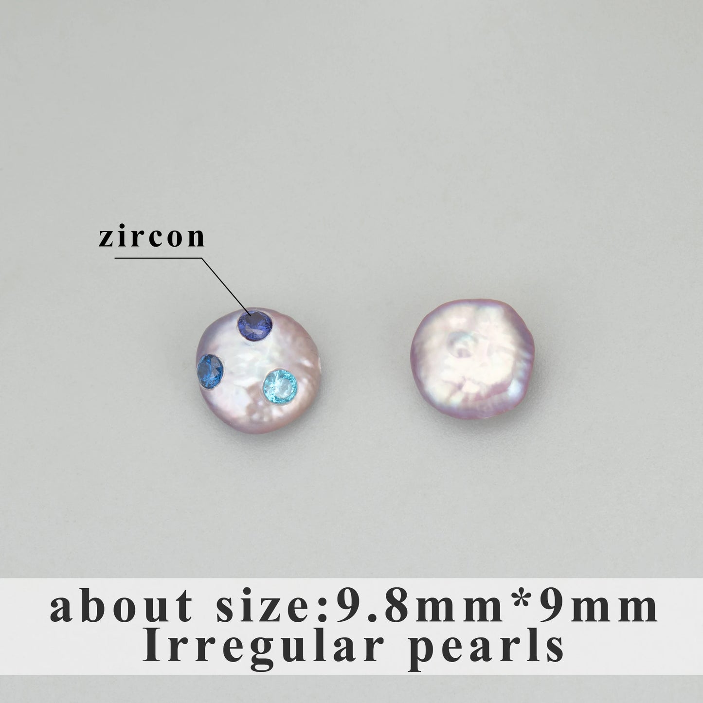GUFEATHER ME01,natural pearl,jewelry accessories,hand made,pearl with zircons,charms,diy pendants,jewelry making,2pcs/lot