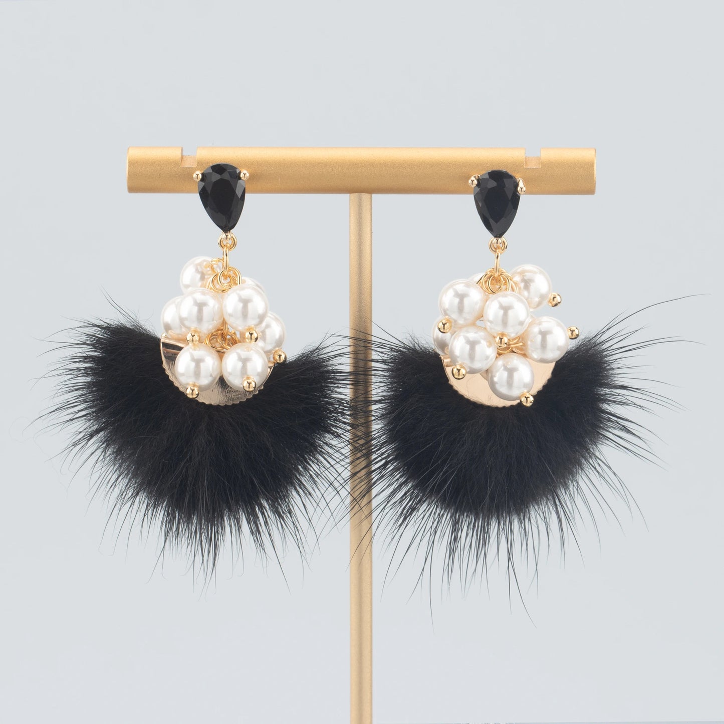 GUFEATHER L199,tassels,real fur mink,jewelry accessories,handmade,earrings accessories,jewelry making,diy earrings,10pcs/lot