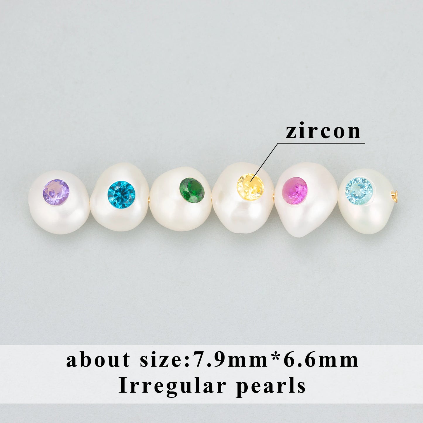 GUFEATHER MD98,natural pearl,jewelry accessories,pearl with zircons,hand made,charms,jewelry making,diy pendants,6pcs/lot