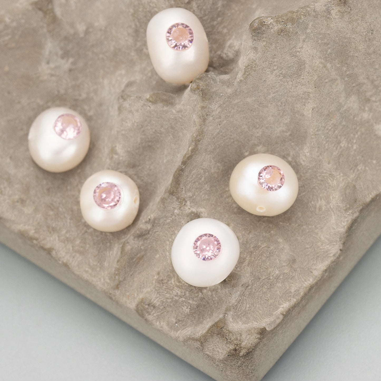 GUFEATHER MD98, perla natural, accesorios de joyería, perla con circonitas, hecha a mano, dijes, fabricación de joyas, colgantes diy, 6 unids/lote 