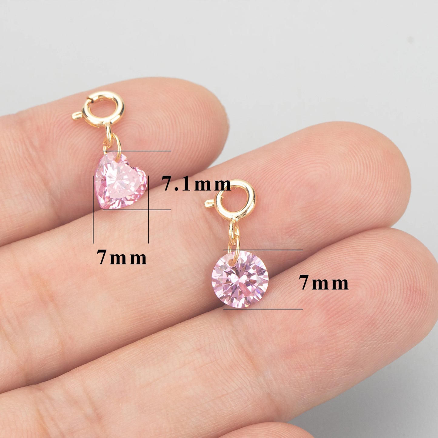 GUFEATHER MD91,jewelry accessories,18k gold plated,copper,zircons,hand made,charms,diy pendants,jewelry making,6pcs/lot