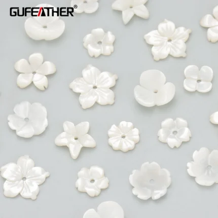 GUFEATHER MD26,jewelry accessories,natural shells,flower shape,charms,diy flower cap,jewelry making,diy pendants,10pcs/lot - AliExpress 36