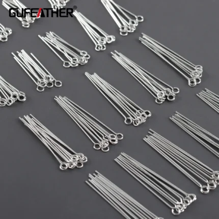 GUFEATHER M1068,jewelry accessories,pass REACH,nickel free,rhodium plated,copper,needle,diy accessories,jewelry making,20g/lot - AliExpress 36