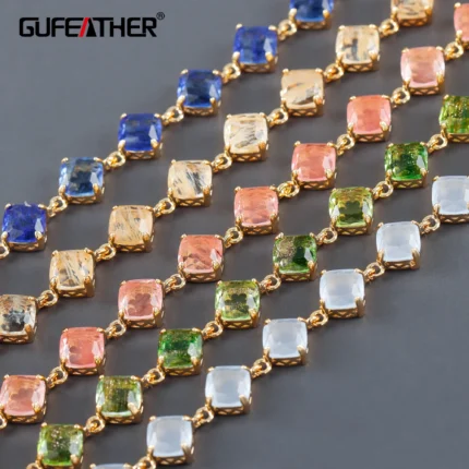 GUFEATHER M1134,jewelry accessories,18k gold plated,copper,glass,pass REACH,nickel free,jewelry making,diy earrings,10pcs/lot - AliExpress 36