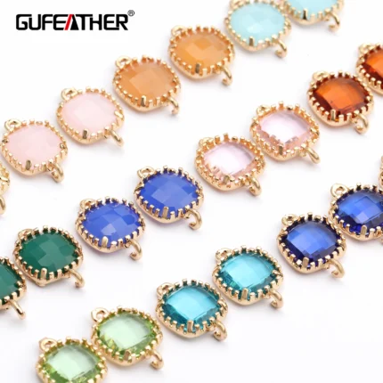 GUFEATHER M462,jewelry accessories,copper metal,hand made,glass,charms,jewelry making findings,diy pendants,10pcs/lot - AliExpress 36
