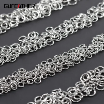 GUFEATHER,20g/pack,M866,jewelry accessories,pass REACH,nickel free,rhodium plated,hand made,charm,hooks,jump ring,jewelry making - AliExpress 36