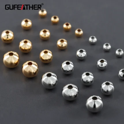 GUFEATHER M911,jewelry accessories,pass REACH,nickel free,18k gold rhodium plated,copper,diy beads accessories,jewelry making - AliExpress 36