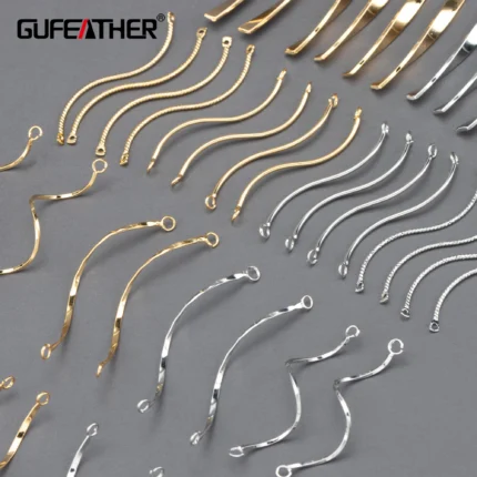 GUFEATHER,10pcs/lot,MA82,jewelry accessories,nickel free,18k gold rhodium plated,copper,jewelry making,diy earring accessories - AliExpress 36