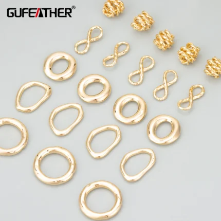 GUFEATHER MD65,jewelry accessories,18k gold rhodium plated,copper,charm,handmade,diy pendants,connector,jewelry making,10pcs/lot - AliExpress 36